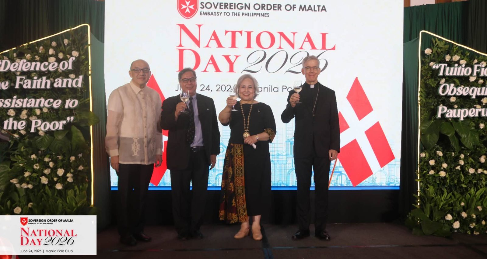 The National Day Reception of the Embassy of the Sovereign Military Order of Malta to the Philippines
